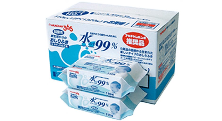 水99％おしりふき発売