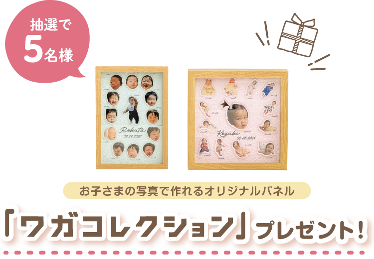 「ワガコレクション」プレゼント