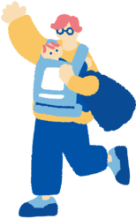 ベビークルナビのイラスト