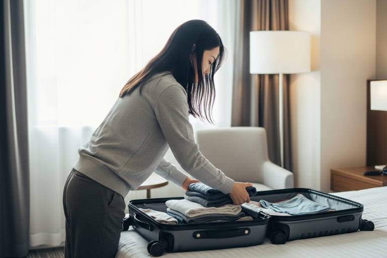 帰宅日のお片付け