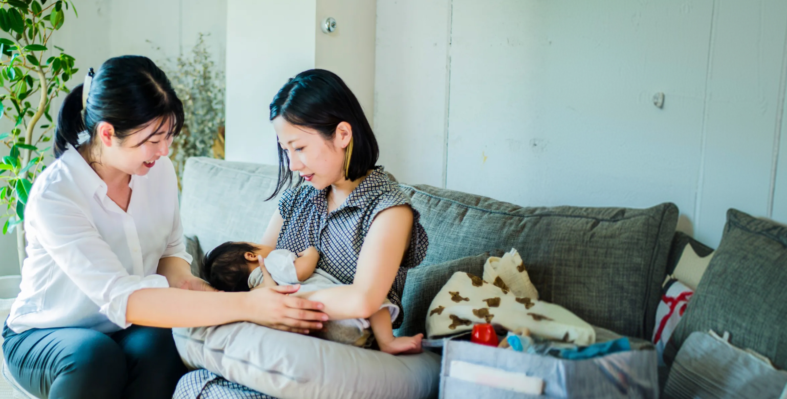 助産師によるカウンセリングの様子