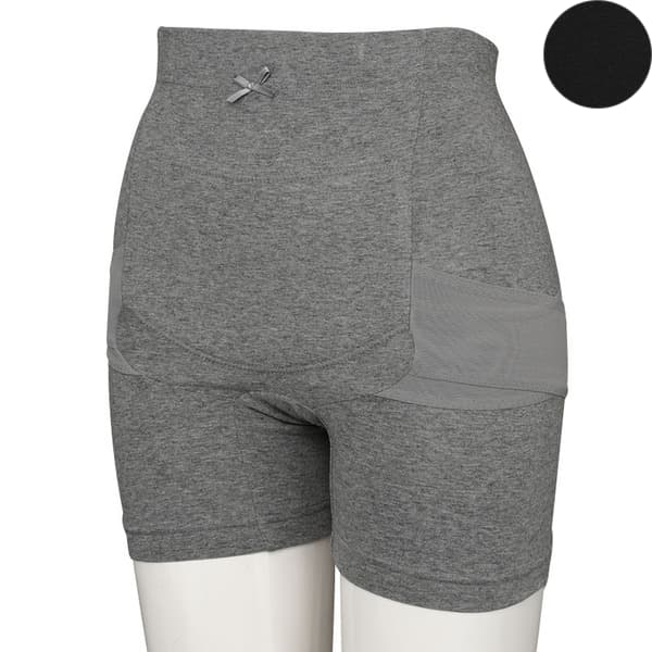 [産後すぐ～] はくだけで骨盤キュットパンツ グレー