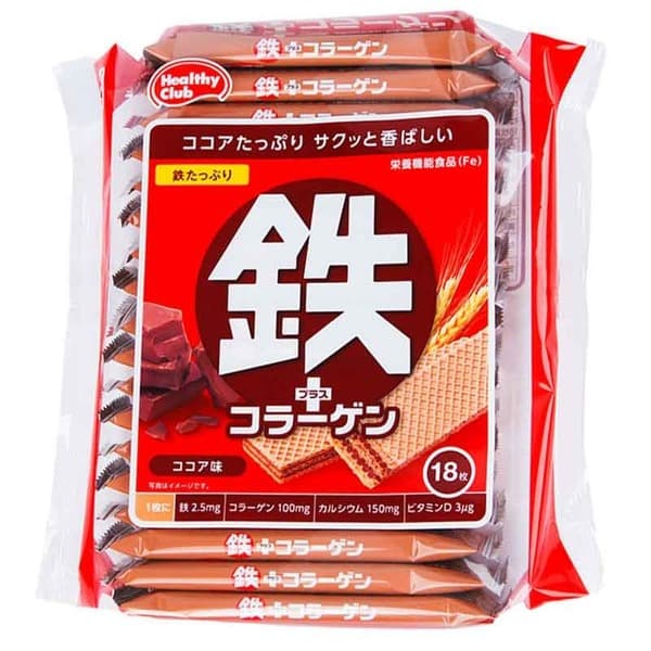 鉄プラスコラーゲン ウエハース